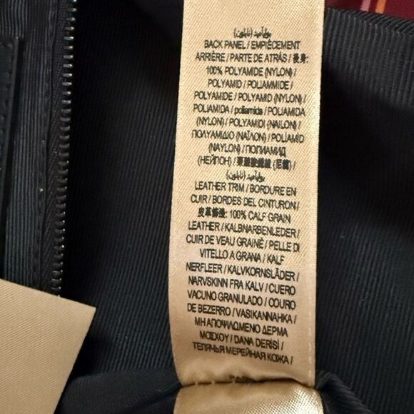 Vintage Burberry patchwork tartan rucksack backpack with leather details NWOT - Picture 15 of 16